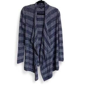 Barefoot Dreams Womens Bamboo Chic Lite Calypso Wrap Cardigan S/M Blue Style 436